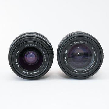 Sigma DL Zoom 35-80mm F4-5.6 + UC Zoom 70-210mm F4-5.6