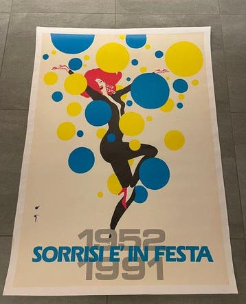 René Gruau - SORRISI E IN FESTA - TV SORRISI E CANZONI -