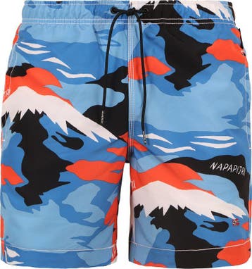 Napapijri Zwembroek Print Blauw maat Maat 52/54 (L) Heren, Maat 52/54 (L), Nieuw, Napapijri, Verzenden