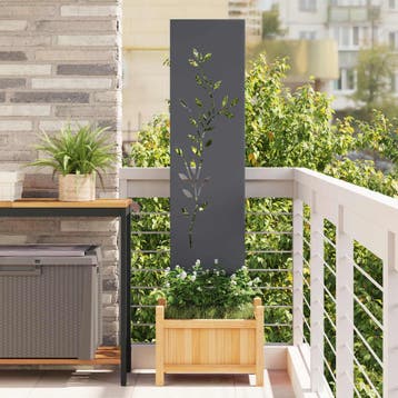 vidaXL Tuin Privacy Scherm Antraciet 32 x 140 cm Koudgewalst, Verzamelen, Posters, Verzenden, Nieuw