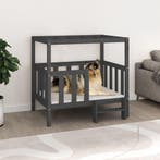 vidaXL Hondenmand 105,5 x 83,5 x 100 cm massief grenenhout, Verzenden