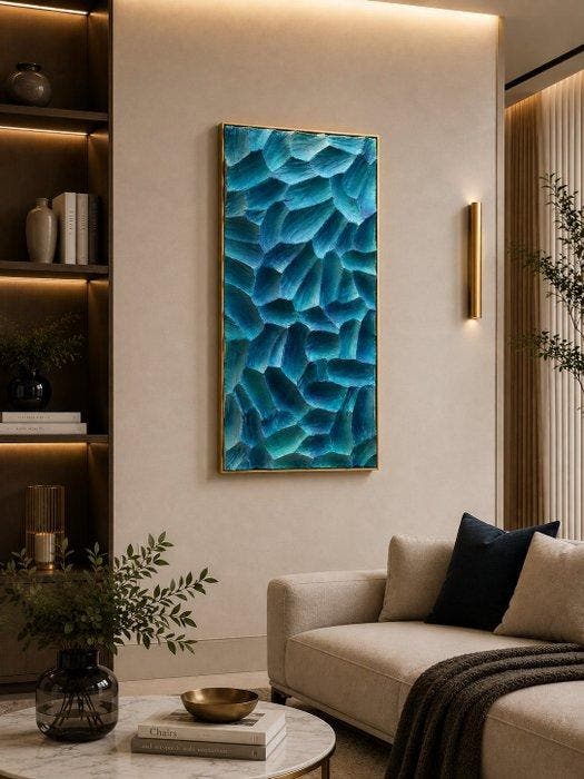 Mykyta Kovalchuk - Abstract Painting XL Breeze no 225, Antiek en Kunst, Kunst | Schilderijen | Modern