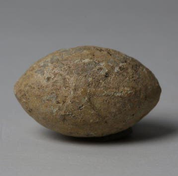 Oud-Grieks Lood Sling kogel met bijl (Zonder minimumprijs)