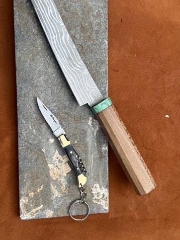 Hekito - Keukenmes - Carving knife - Exclusief Vintage