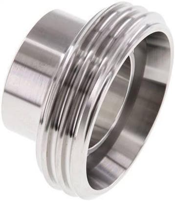 Raccord sanitaire (laitier) 52 X 1/6 x 33.7 mm Acier, Verzenden