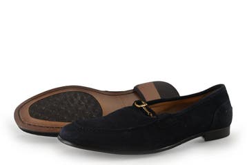 Manfield Loafers in maat 44 Blauw, Kleding | Heren, Loafers, Manfield, Zo goed als nieuw, Verzenden