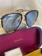 Gucci - GUCCI: occhiali da sole GOLD BLUE modello GG0672S -