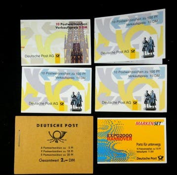Allemagne - Lot de feuillets-timbres de la République