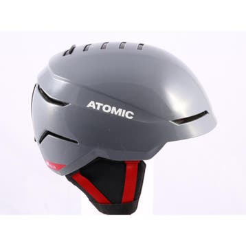 55 56 57 58 59 skihelm/snowboardhelm ATOMIC SAVOR R, Grey/re, Verzenden, Gebruikt, Atomic