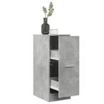 vidaXL Apothekerskast 30x41x77,5 cm bewerkt hout betongrijs, Verzenden, Nieuw