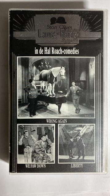 LAUREL & HARDY IN DE HAL ROACH-COMEDIES WRONG AGAIN / WE FAW, Gebruikt