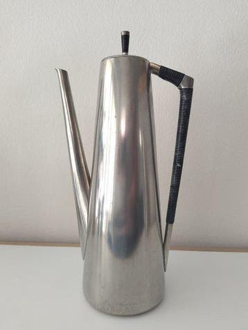 KMD Tiel Royal Holland Pewter - Koffieservies (8) - pewter -, Antiek en Kunst