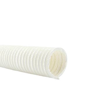 Flexibele slang WIT PVC - Ø100 - lengte 6 meter, Verzenden, Nieuw