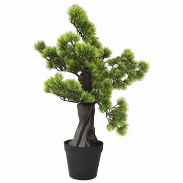 vidaXL Kunstplant met pot pinus bonsai 60 cm groen, Maison & Meubles, Verzenden
