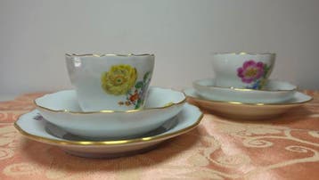 Meissen - Johann Joachim Kaendler - Koffie- en theeservies
