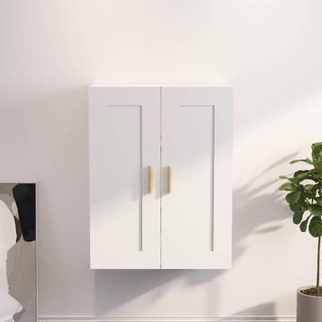 Wandkast wit 34% korting - Retour deal!, Met plank(en), Verzenden, Zo goed als nieuw, Minder dan 150 cm