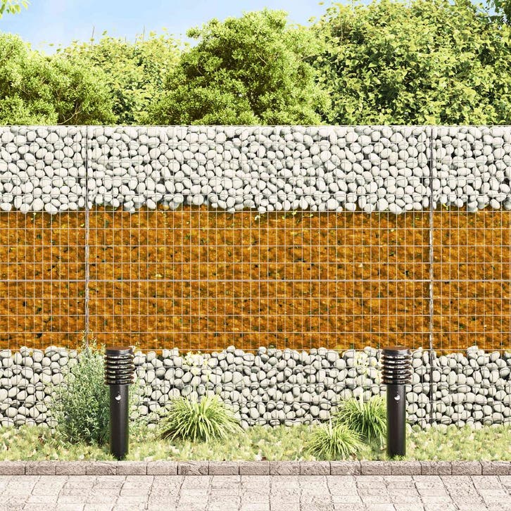 vidaXL Tuinstenen Bruin 12 cm Glas, Tuin en Terras, Tegels en Klinkers, Nieuw, Verzenden