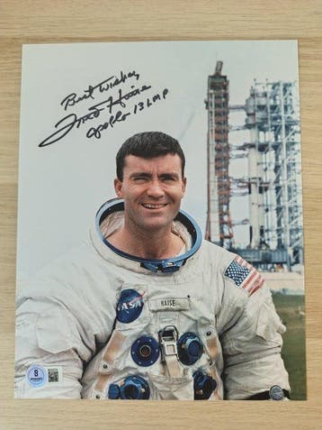Fred Haise - pilote du module lunaire dApollo 13 - photo, Antiquités & Art