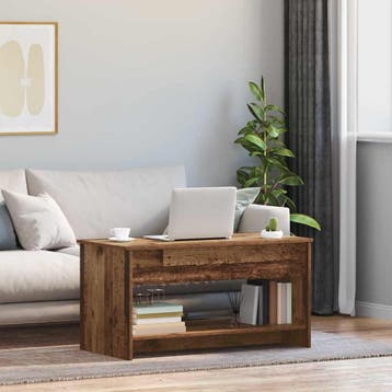 vidaXL Salontafel Oud Hout 80 x 50,5 x 41,5 cm Bewerkt hout, Verzenden, Nieuw
