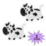 Fako Bijoux - Tennisdemper - Koe - Wit - 2 Stuks, Sport en Fitness, Tennis, Verzenden, Nieuw