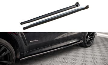 Maxton Sideskirts Aanzets Glans Zwart BMW X6 F16 B8292
