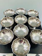 Beker (10) - Chroom - Art Deco ijs coupes
