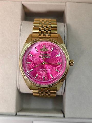 Vivienne Westwood - Time Machine Pink Dial Womens Watch -