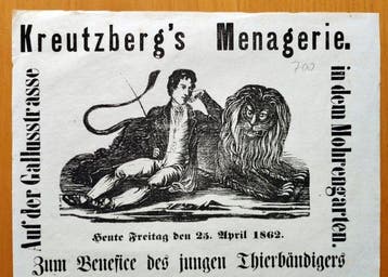 Kreutzbergs Menagerie - 1862