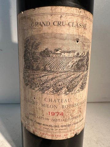 1974 Chateau Duhart-Milon - Pauillac Grand Cru Classé - 1, Nieuw