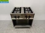 Cuisinière 4 feux Emme en acier inoxydable 80 cm GAS Horeca, Articles professionnels, Verzenden