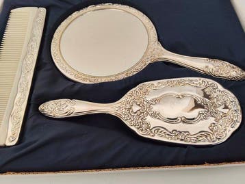 Ensemble de toilette (3) - Plaqué(e) argent