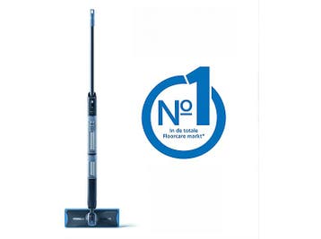 Philips -  Oneup Xv5113/01 - Steelstofzuiger  - Blauw, Verzenden, Nieuw, Reservoir, Minder dan 1200 watt