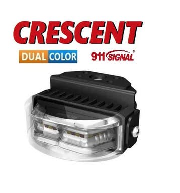911signal Crescent Led Flitser 180 Graden, Dual Colour Amber, Ophalen of Verzenden