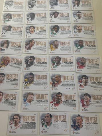 Futera Greatest of All Time Pelé, Cristiano Ronaldo, Lionel, Nieuw