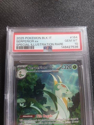 Pokémon - 1 Graded card - serperior Illustration alternative