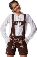 2dekans | Dressforfun Lederhose Alpsee L - verkleedkleding, Kinderen en Baby's, Ophalen of Verzenden, Nieuw