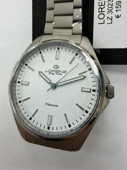 Lorenz - TITANIUM - Sans prix de réserve - 30236aa - Homme -, Handtassen en Accessoires, Horloges | Heren