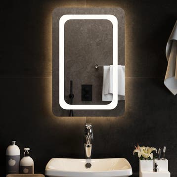 vidaXL Badkamerspiegel LED 40x60 cm, Huis en Inrichting, Verzenden, Nieuw