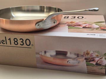Mauviel - Braadpan - Mauviel 1830 koperen braadpan 24 cm -