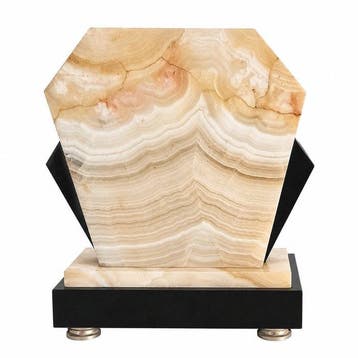 Serre-livres (2) - Onyx, Marbre, Métal - Art déco français