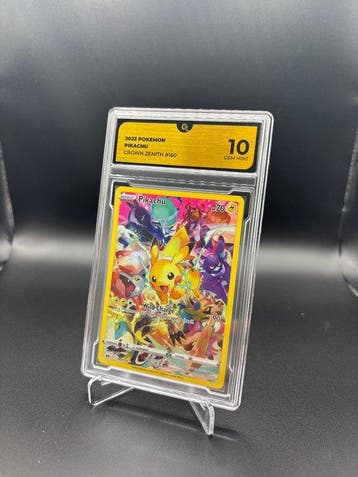 Pokémon - 1 Graded card - Pikachu 160 - GG 10 - Sword &