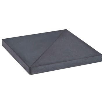 vidaXL Parasolvoetplaat vierkant 15 kg graniet zwart, Verzenden