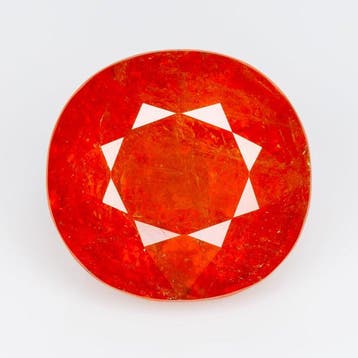1 pcs Oranje Granaat, Spessartiet - 16.10 ct - nternational