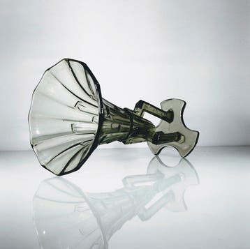 Rosice - Vase - N° 1948 - Verre - Raketvaas