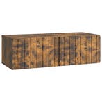 vidaXL Wandmontage TV-kast Gerookt eiken 98 x 41 x 30 cm, Verzenden, Nieuw