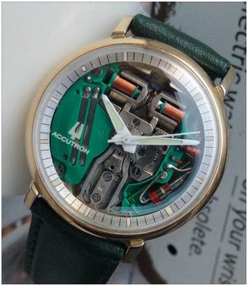 BULOVA Accutron Spaceview-Révisée - M4-214 - Heren - 1964, Nieuw