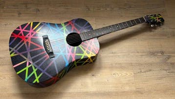 Desparado - Unieke Handbeschilderde Art Guitar - -