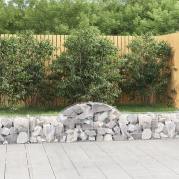 vidaXL Schanskorven 6 st gewelfd 200x30x40/60 cm, Verzenden