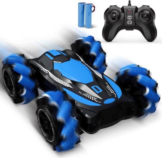 2dekans | NAPI Bestuurbare Auto - RC Stunt Car met 2 Accu’s, Audio, Tv en Foto, Afstandsbedieningen, Ophalen of Verzenden