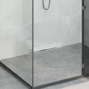 vidaXL Wandgemonteerde Doucheafvoer Zilver 50 cm Roestvrij, Verzenden, Nieuw